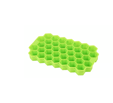 Aravi Flexible Honeycomb Silicone Ice Tray (Green)
